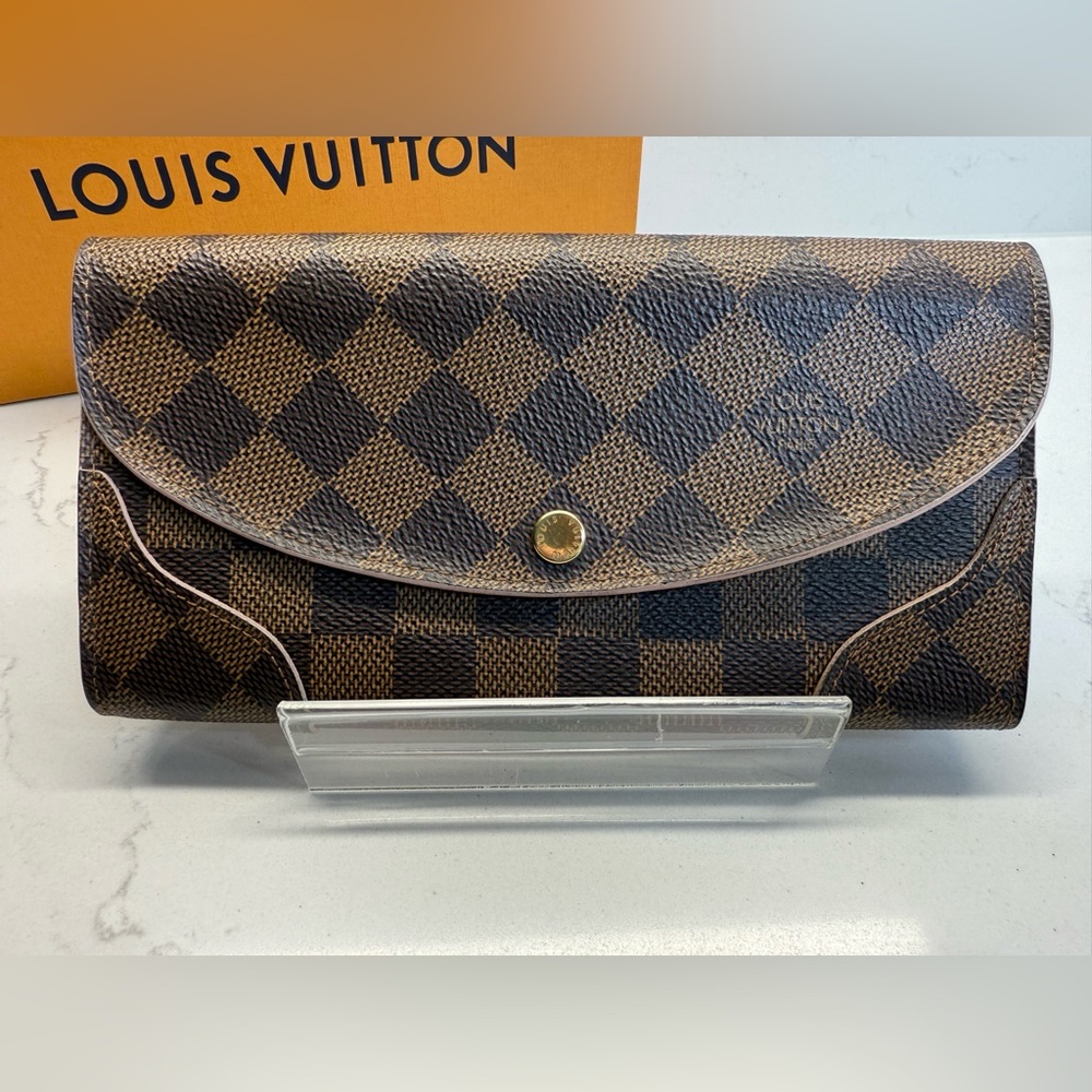 Louis Vuitton Brown Checkered Wallet
